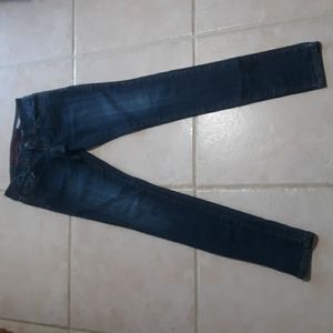 BONGO Vintage Blue Denim Fearless Ultra Skinny Womens Jeans Sz 0 #227